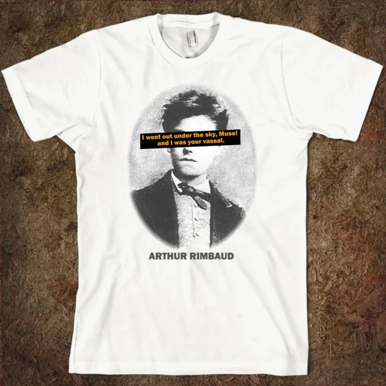 Camiseta Arthur Rimbaud Qute, todas las tallas, pfa 414, estilo vintage, lavada, suave, ligeramente elegante, ropa de calle con gráficos, top para uso diario