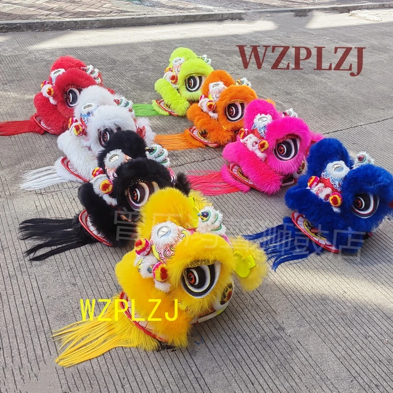 Performance costumes Lion Dance Costume foam head Child Student Play Game Party Sport Christmas Folk Event Stage Mascot China