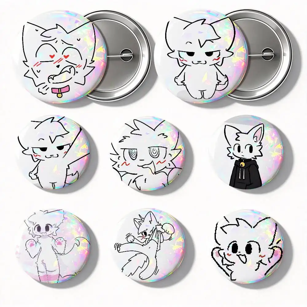 Boykisser Silly Cat Car Funny Round Badges Can Be Used To Decorate Clothes And Backpack Pins