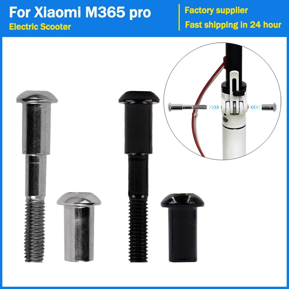 For Xiaomi MIJIA M365 Scooter Parts pro 1S Folding Pothook Hinge Bolt Repair Hardened Steel Lock Fixed Bolt Screw Folding Hook