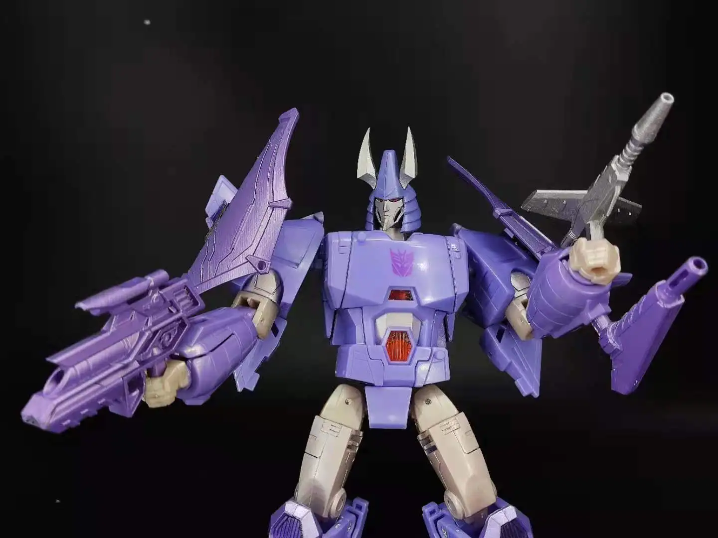 NEW BDT Design Replacement Head Big Gun Double Knife Upgrade Kit For Transformation Kingdom Cyclonus IDW Style Accessories