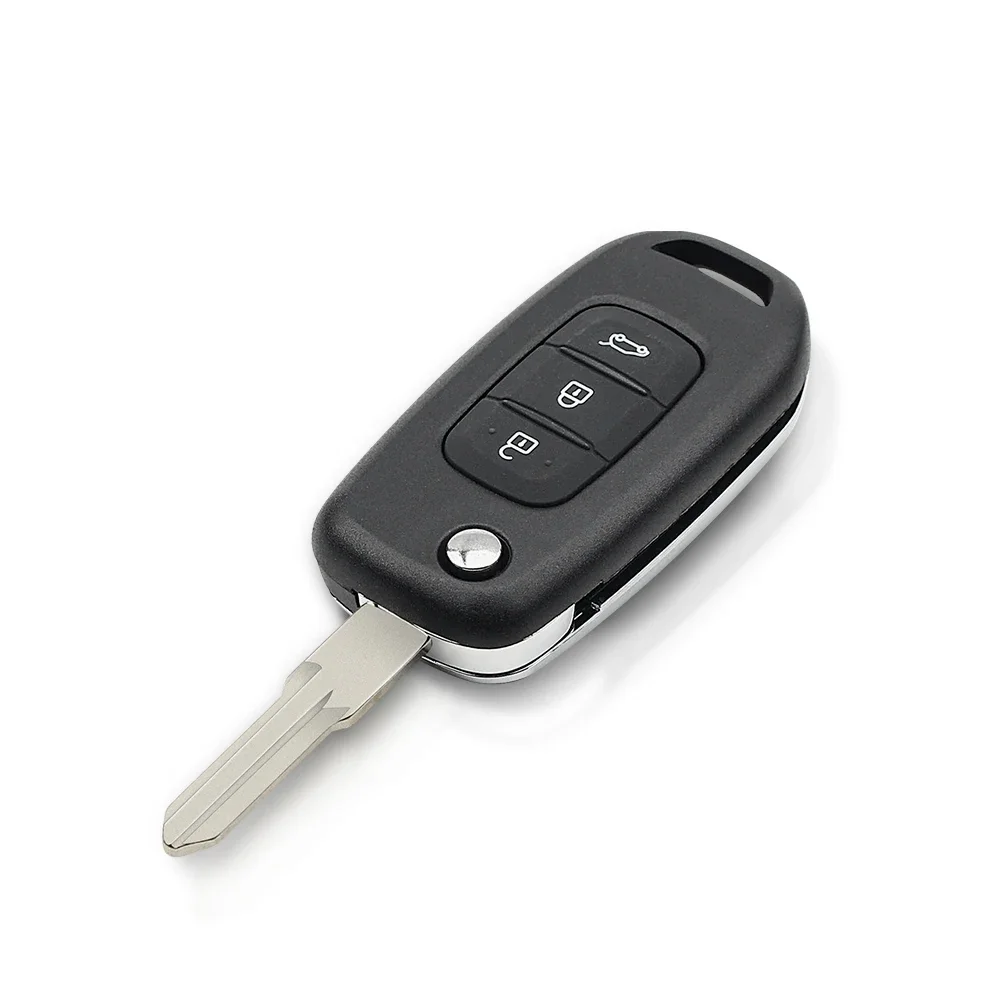 KEYYOU 433MHz odwróć zdalny klucz samochodowy PCF7961M 4A Chip dla Renault Megane III Dacia Duster Kadjar Captur Symbol