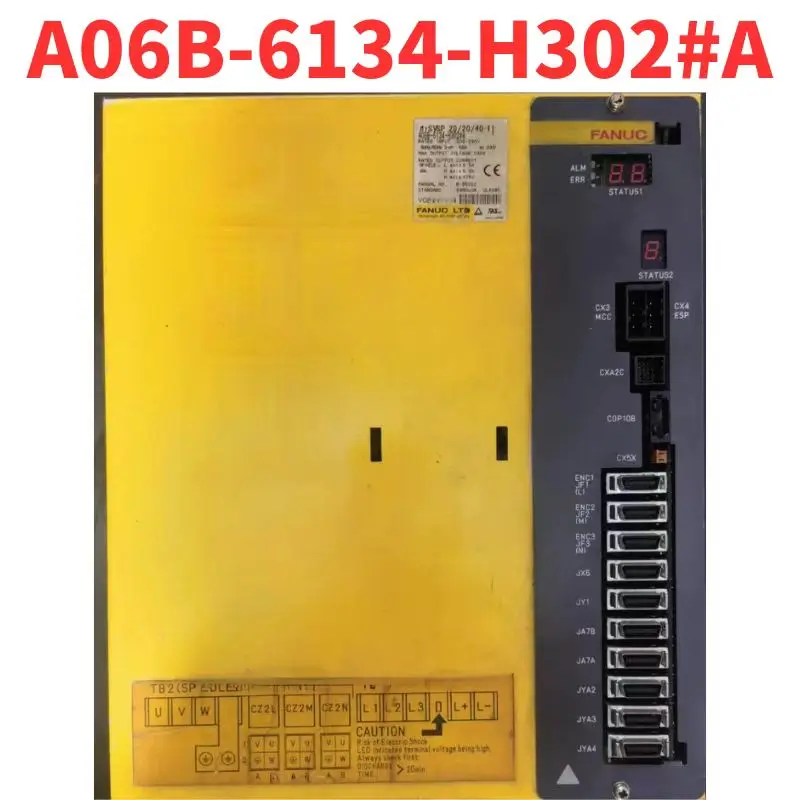 Second-hand A06B-6134-H302#A servo drive, function well