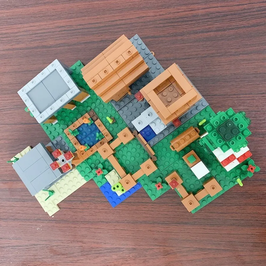 500+ stuks The Village Farm bouwstenen model - educatief speelgoed voor kinderen cadeau