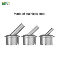 BST-863 Hot Air Nozzles 4.5mm 6mm 8mm Universal Soldering Welding Tool Hot Air Station Round Nozzles for BGA Soldering Repair