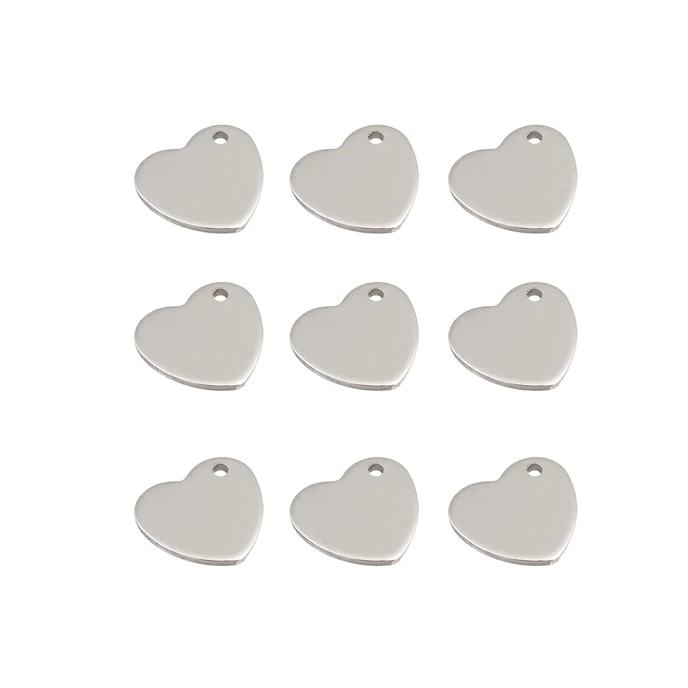 

50 Pcs Jewelry Stainless Women Pendant Steel Gifts Girls Accessories Stainless Steel Pendant Durable Women Jewelry Wear