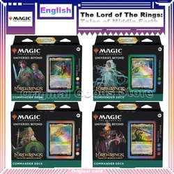 Oryginalna magia The Gathering The Lord of The Rings: Tales of Middle-Earth Card English Commander Deck Bundle Trading Cards