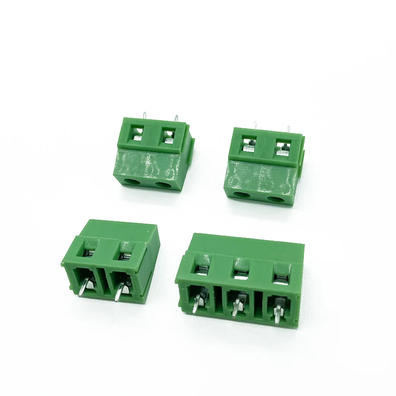 1000pcs/lot DG/KF128 128HL Screw PCB Terminal Block 2P 3P Copper Pin 300V/10ADG/3.5/3.81/5.0/5.08/7.5/7.62MM