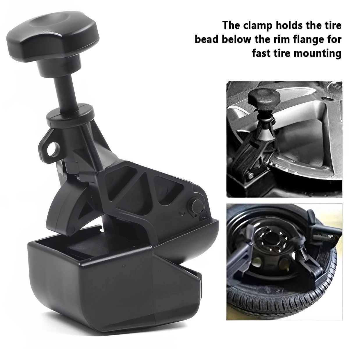 Tire Changing Clamp Universal Tire Changer Wheel Changing Drop Center Tool Rim Bead Clamp for Car Motorcycle Tire Repair Tool