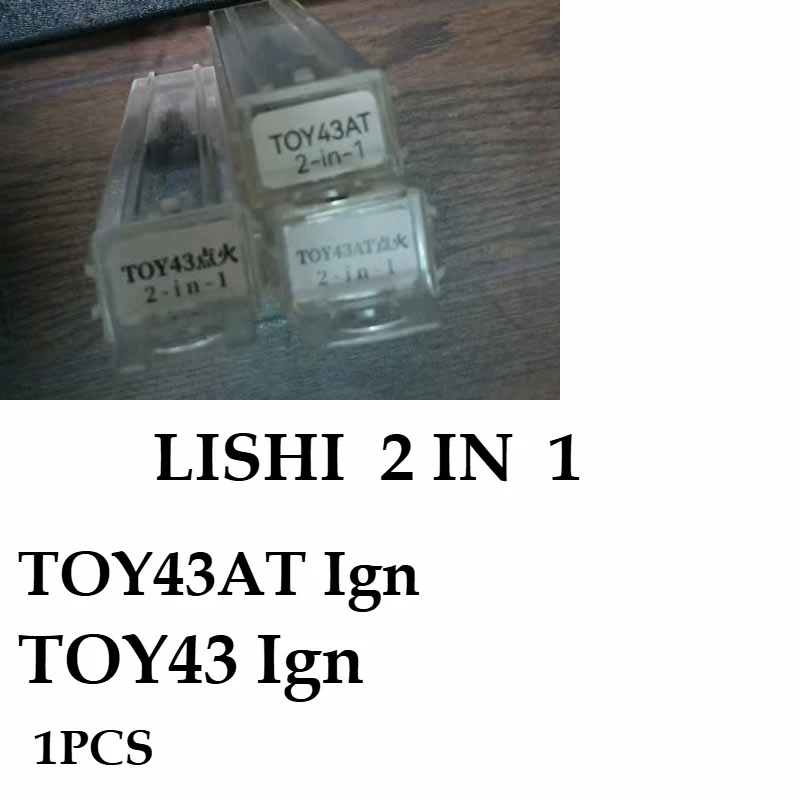 

1PCS Lishi 2-in-1 Pick/Decoder for Toyota 10-Cut TR47/TOY43AT—IGNITION TOY43 for Toyota / 8-Cut / 2-in-1 Pick & Decoder Ignition