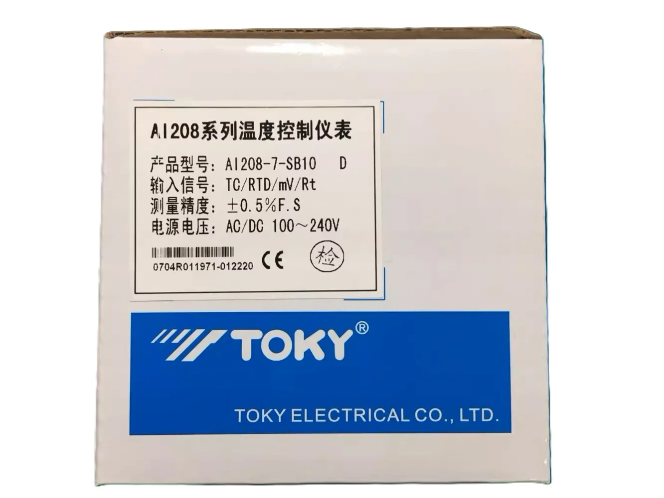 TOKY AI208-7-RB10 Temperature Control Meter Tosaki AI208 Temperature Controller AI208-7-SB10