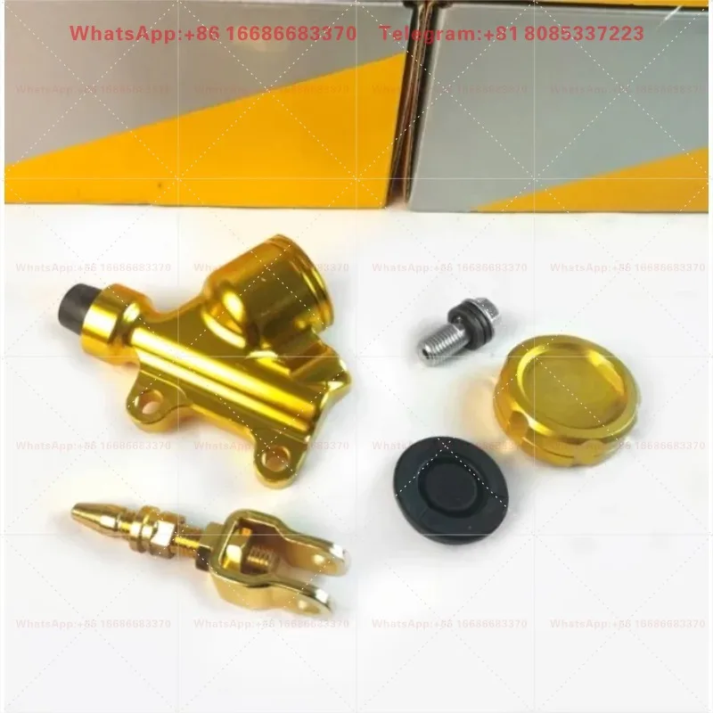 12.7MM Piston CNC Modified Integrated Rear Foot Brake Master Cylinder Inline Oil Pump Motorcycle Brake Accessories
