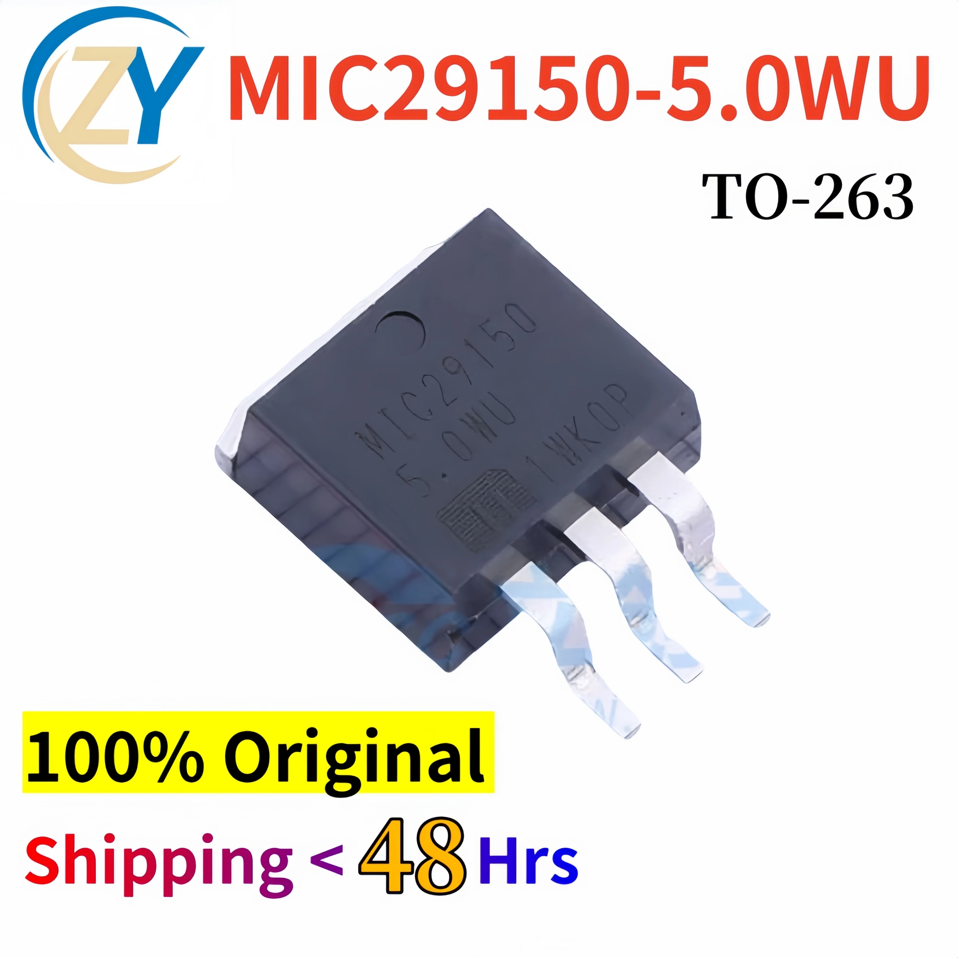 

(2pcs) MIC29150-5.0WU-TR Voltage Regulators MIC29150 TO-263 5V 100% Original & In Stock