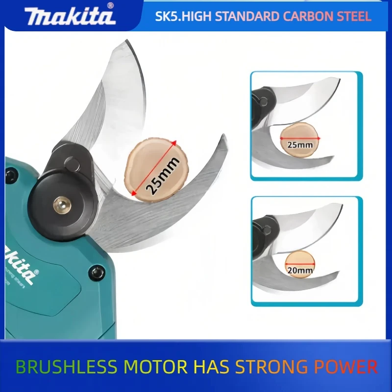 ماكيتا مقصات التقليم الكهربائية بدون فرش حديقة أداة فرع القاطع اللاسلكي مقص حديقة كهربائي شجرة الفاكهة لماكيتا 18 فولت #4
