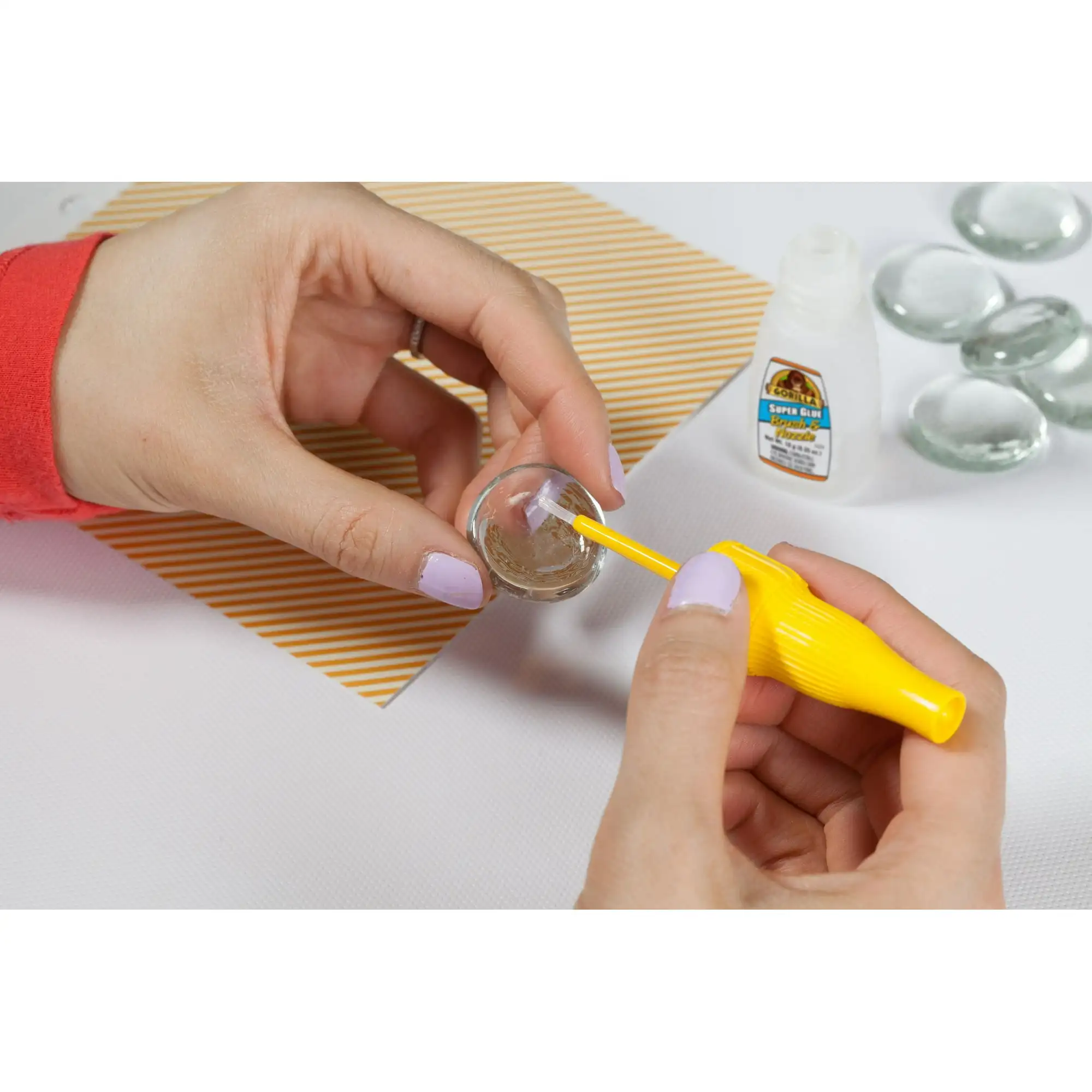 Клеевая щетка и насадка, 10 г.