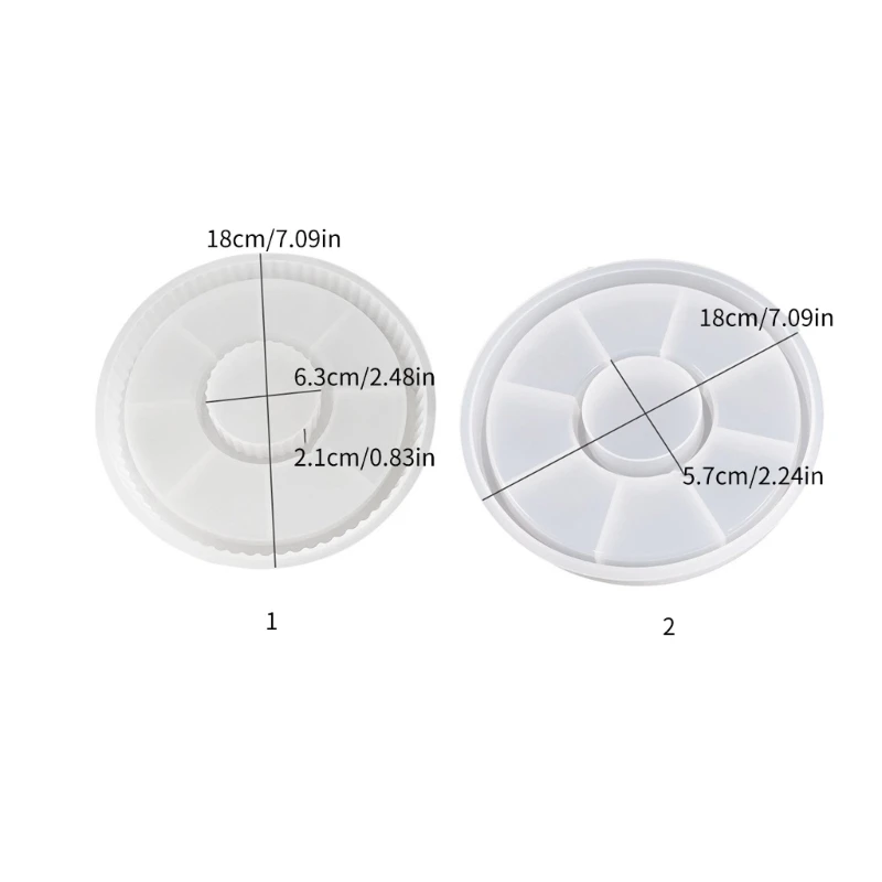 Molde resina silicona versátil, moldes bandeja silicona, moldes plato silicona para plato