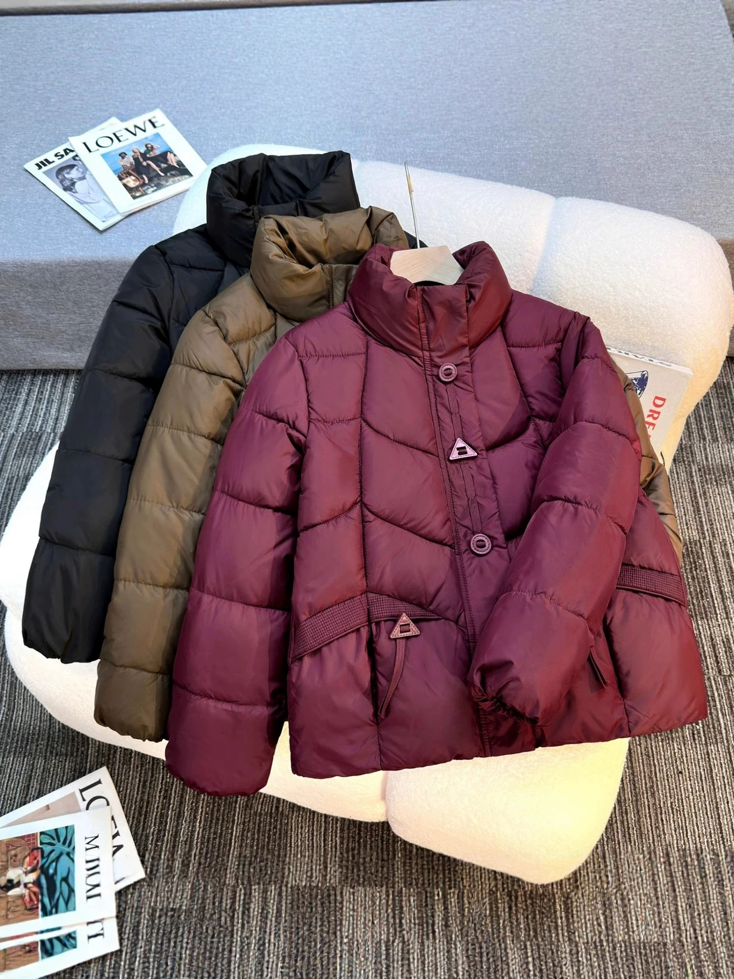 

Новинка 2025 года, женское короткое хлопковое пальто, корейское свободное женское теплое утепленное парковое пальто с воротником-стойкой, повседневное зимнее пальто, женская верхняя одежда