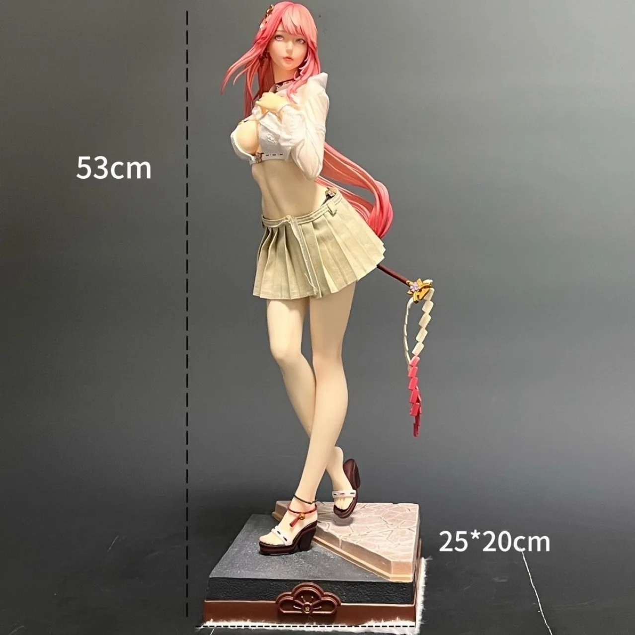 

50CM Yae Miko Figure Genshin Impact Anime Figure Miss Fox Pvc Model Resin Gk Statue Collectible Toys Room Decora Birthday Gifts