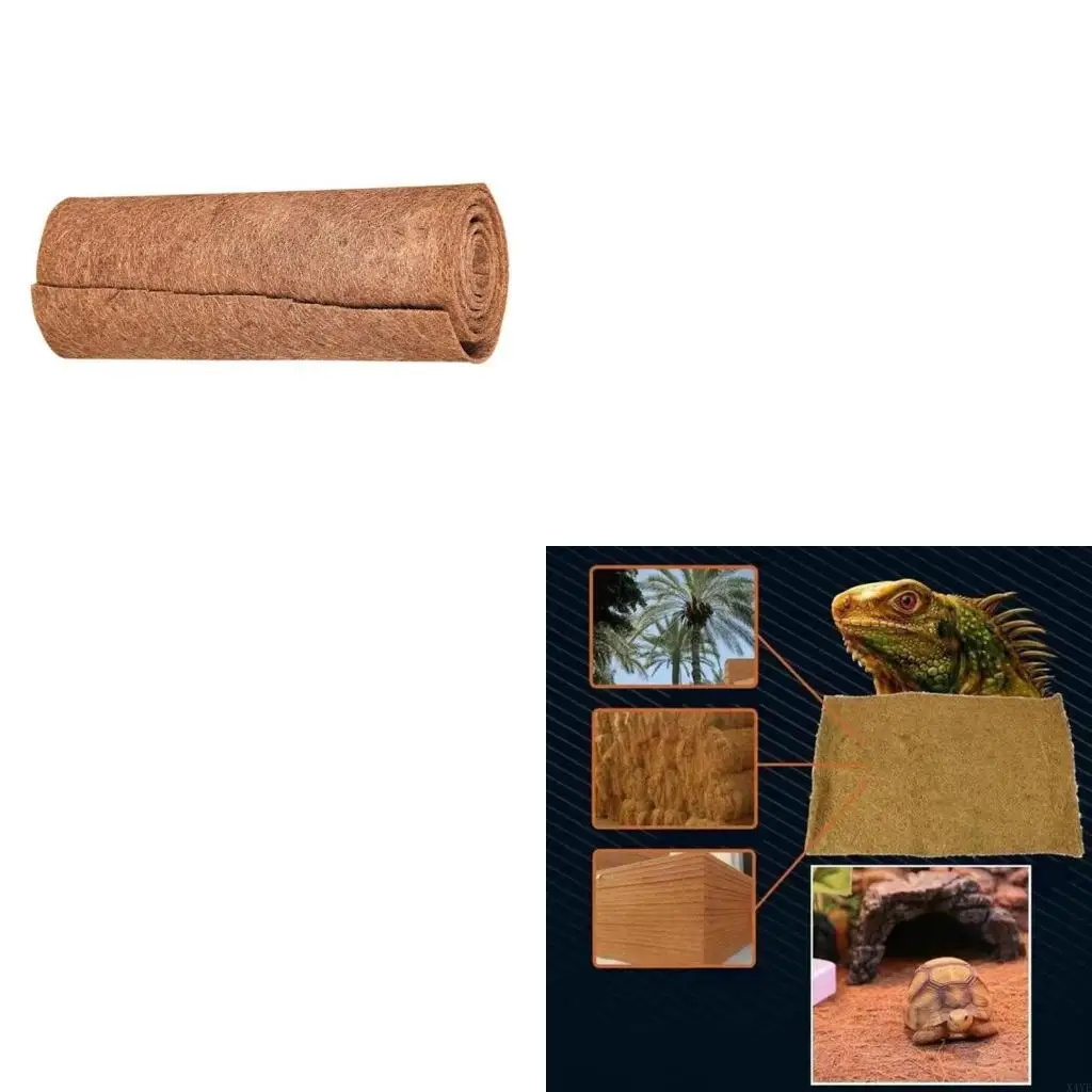 

X4YE Reptiles Carpet Bearded Dragon Felt Mat for Chameleons Iguanas Lizards Bedding Pet Cage Mat Supplies Substrate