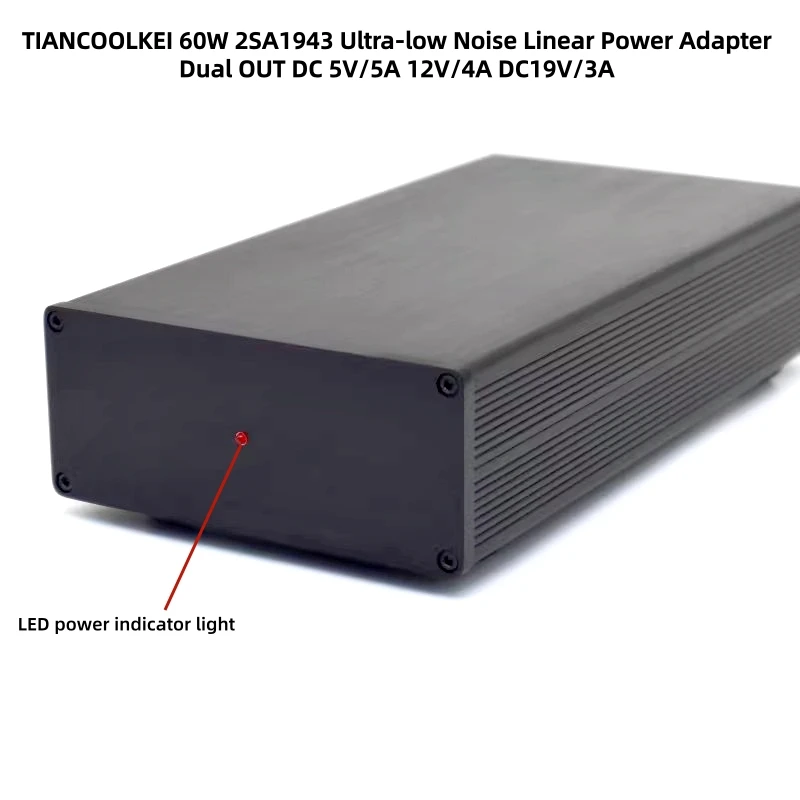 Adaptador de corriente lineal de 60W, amplificador de tubo DAC, Ultra bajo ruido, cc 5V, 12V/5A, CC 19V/3A, CC 24V, HIFI, MAC, PC