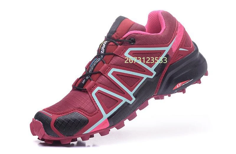 Womon Hiking Shoes Cross 4 Advanced Designer Mesh Shoes Outdoor Woodland Cross-Country Sport Running Shoes