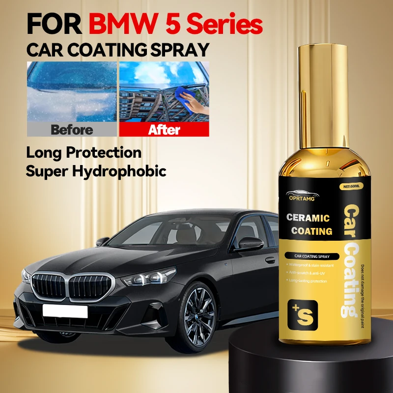

For BMW 5 Series1972 1973 1974 1975 1976 1977-2026 E12 E28 E34 E39 E60/E61 F10/F11 G30/G31 Ceramic Nano Coating Liquid Car Tool