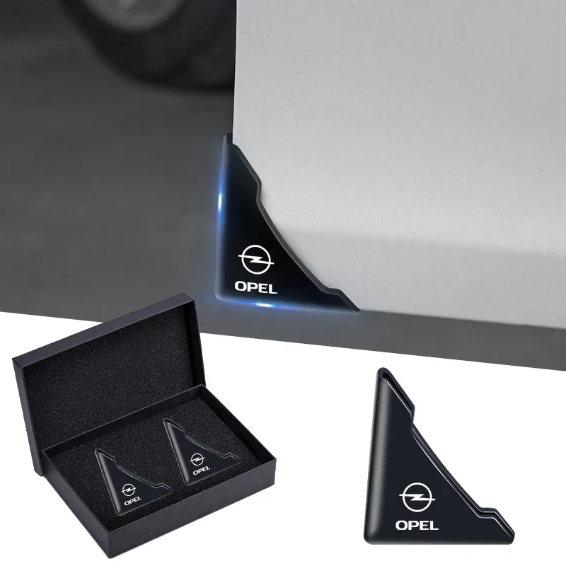 2pcs New Car Door Corner Protection Decals Stickers For Opel Peugeot Citroen LEXUS Infiniti Dacia Tesla Cadillac Land Rover