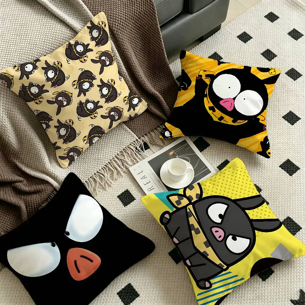 Anime Cute Ranma P Chan Ryogas Cushion Cover Inches Farmhouse Decor Home Throw Pillow Covers for Couch Decorations