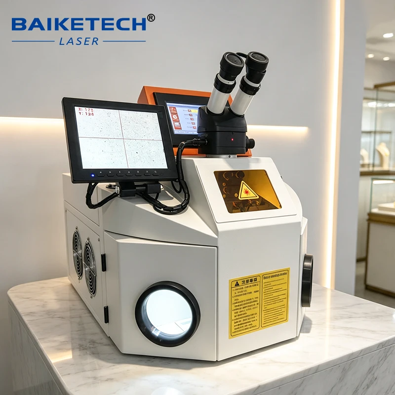 Welding process visible Mini YAG Laser Machine for Stainless Steel Gold Silver Desktop Welder for Jewelry Spot Welding Machine