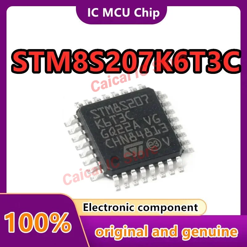 STM IC STM8S207K6T3C STM8S207K6T3 STM8S207K6 STM8S207 STM8S STM8  MCU Chip LQFP-32   Electronic Components