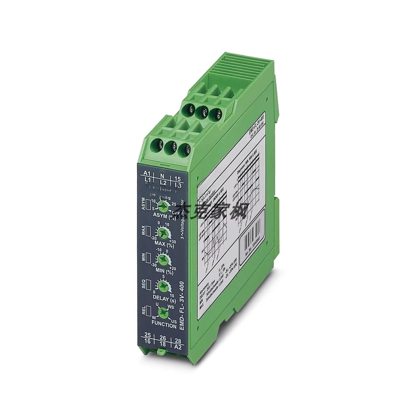 2866064  EMD-FL-3V-400 Three-Phase Voltage Monit--oring Relay New,
