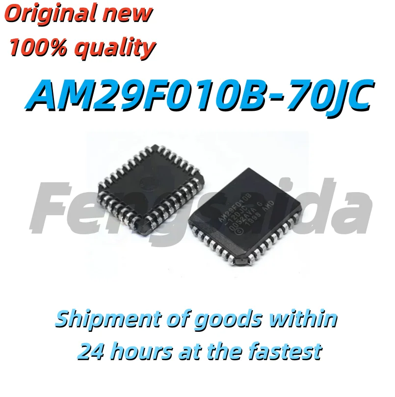 Original AM29F010B-70JC, AM29F010B, AM29F010, 29F010, PLCC32, 5 pieces
