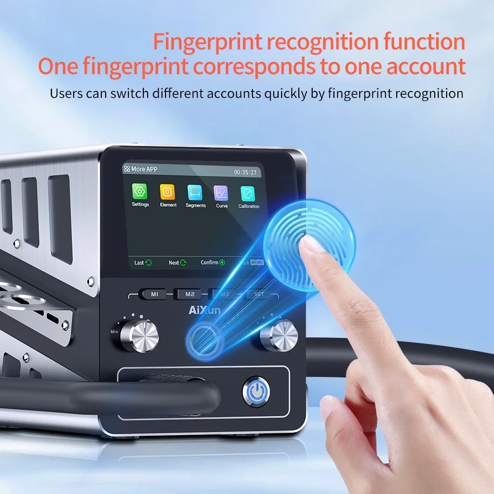 

Aixun H314 Hot Air Gun 1400W HIgh Power Desoldering Station for Motherboard PCB IC Chip Disassembly Welding Repair Tool