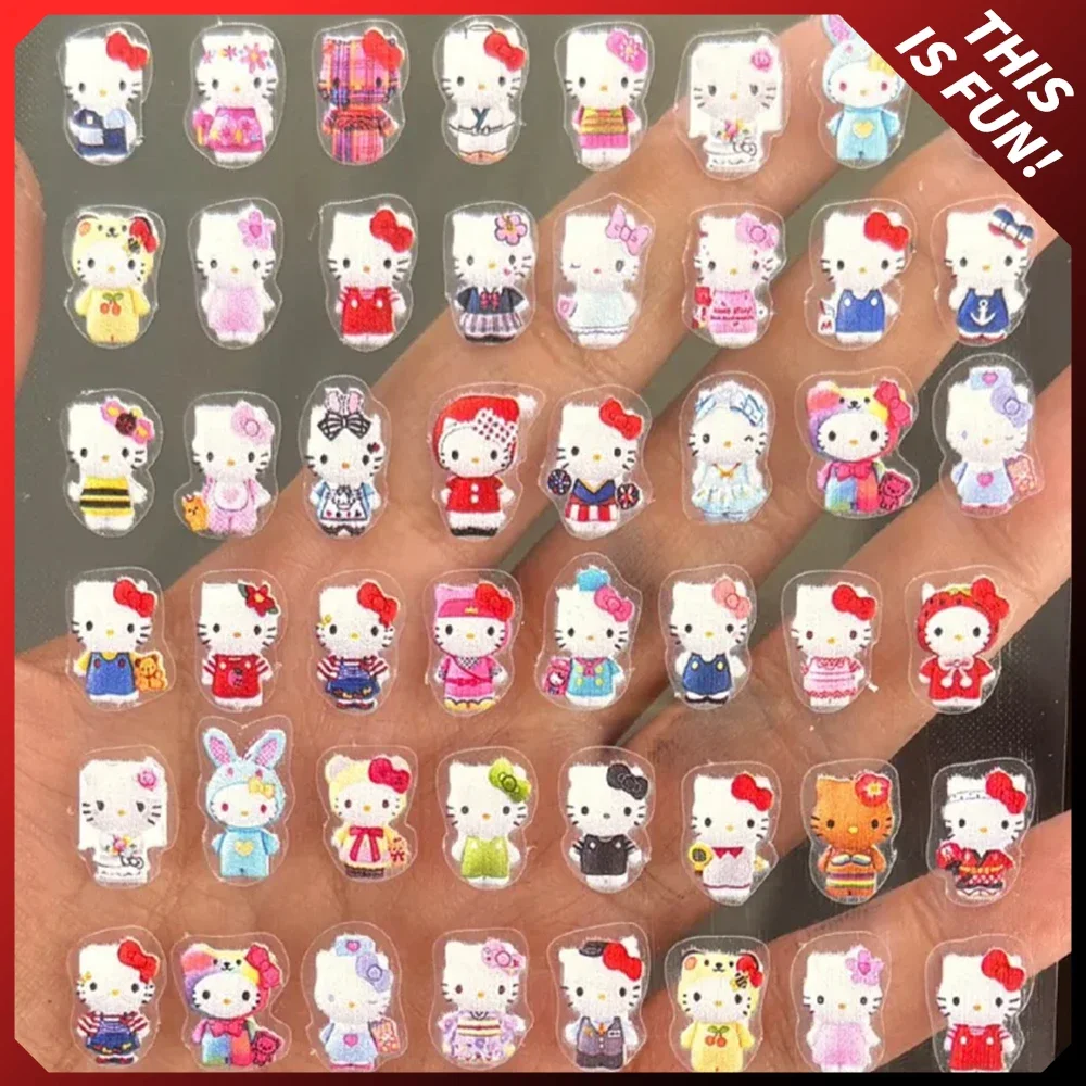 Kawaii Mymelody Pixel Death Hellokitty Y2k Figure Stickers Sanriod Anime Decor Phone Case Diy Sticker Kids Birthday Gifts