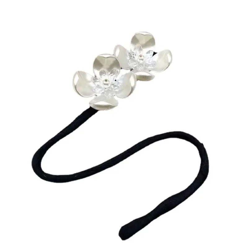 أنيقة لؤلؤة زهرة كعكة صانع الكورية كسول بكرو الشعر اكسسوارات التصميم دبوس الشعر تجديل تجديل Hairgrip أدوات التصميم