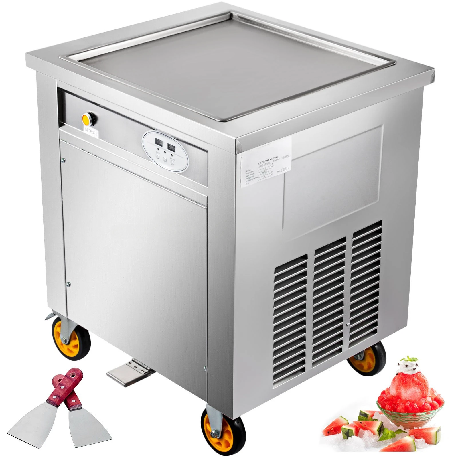 Ice Cream Machine 1350 Watts Fried Yogurt Ice Cream Machine Ice Cream Roller