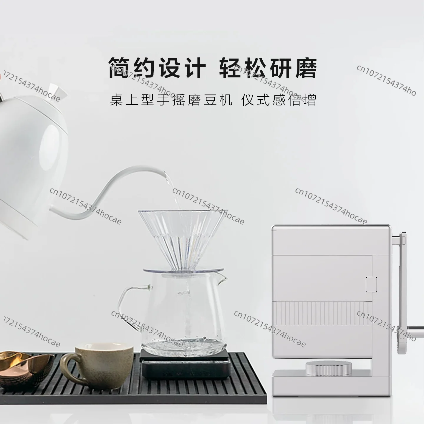 Hand Grinder Desktop Hand Punching Italian Grinding Manual Coffee Bean Grinding