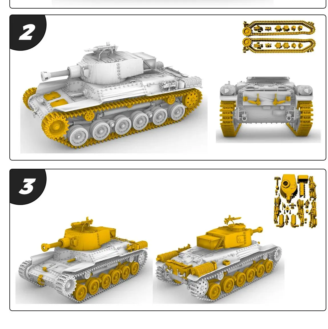 

Japan Type 97 Chi-Ha Short 12cm Gun Tank SSMODEL SS821 1/56 1/72 1/100 15mm WarGaming 28mm Military Model Kit