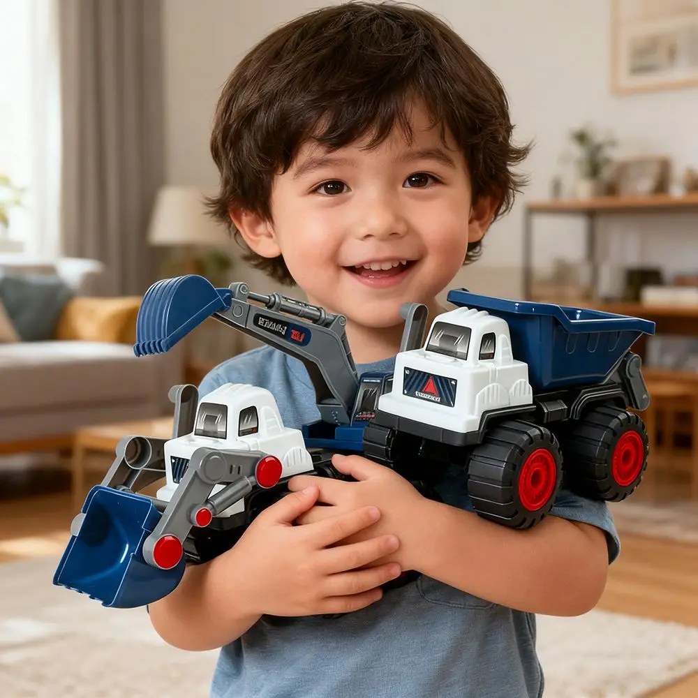 

Simulated ABS Excavator Vehicles Pickup Children Engineering Car Classic Truck Large Bulldozer Birthday Gift