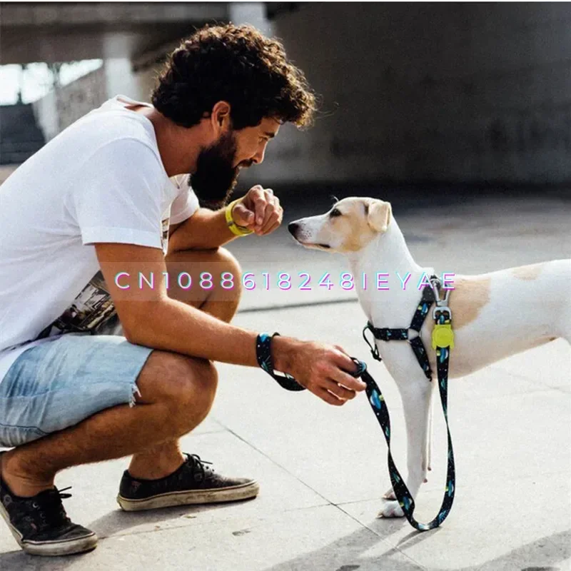 ขนาดเล็ก-ขนาดใหญ่สายจูงสุนัขป้องกันการระเบิดสายจูงสัตว์เลี้ยง Golden Retriever Corgi Labrador นําสุนัขอุปกรณ์เสริม Perros Accesorios