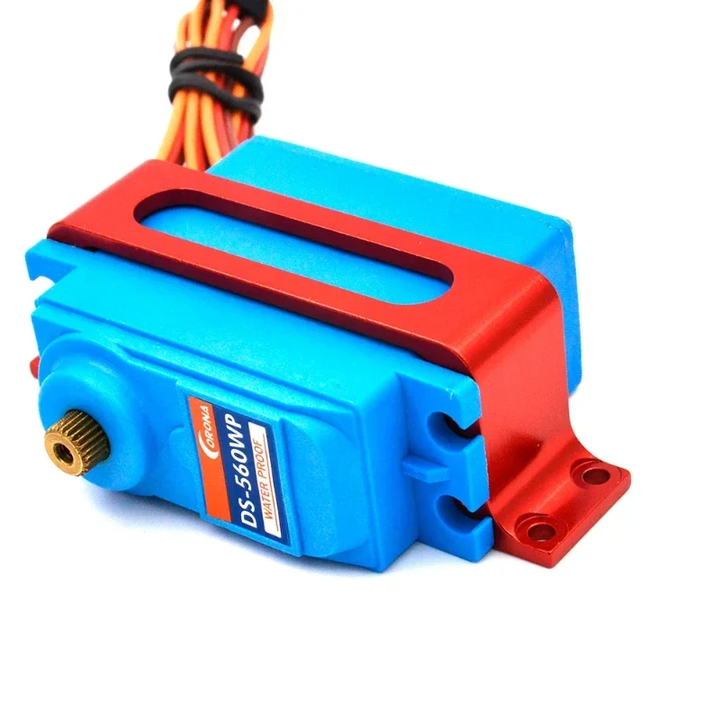 1 ピース CNC アルミニウム合金標準中型サーボ取り付けブラケット固定フレーム固定翼 UAV 飛行機 RC モデル用