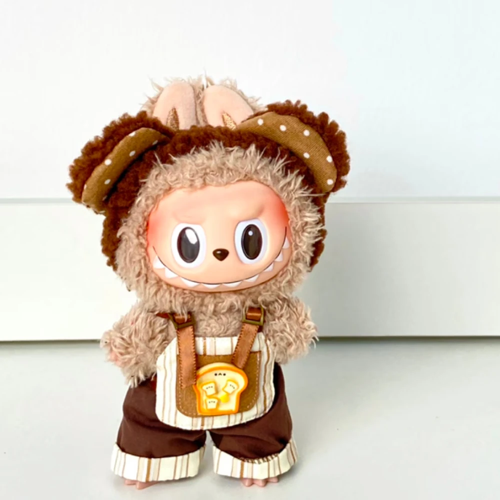 

Cute Chef Bear Uniform For Korea Kpop Exo Labubu Clothes Ropa Labubu Kitchen Wear Doll Accessory
