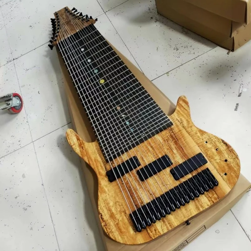 2023 Factory Custom 17 Strings Electric Bass Guitar Rosewood Fingerboard Accept 7~20 Strings OEM Customized Order