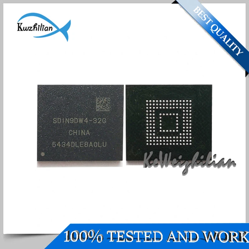 SDIN9DW4-32G SDIN9DW5-32G SDIN9DS2-32G Version 5.0 32GB EMMC 153FBGA Flash particles Storage chips Memory Hard disk IC