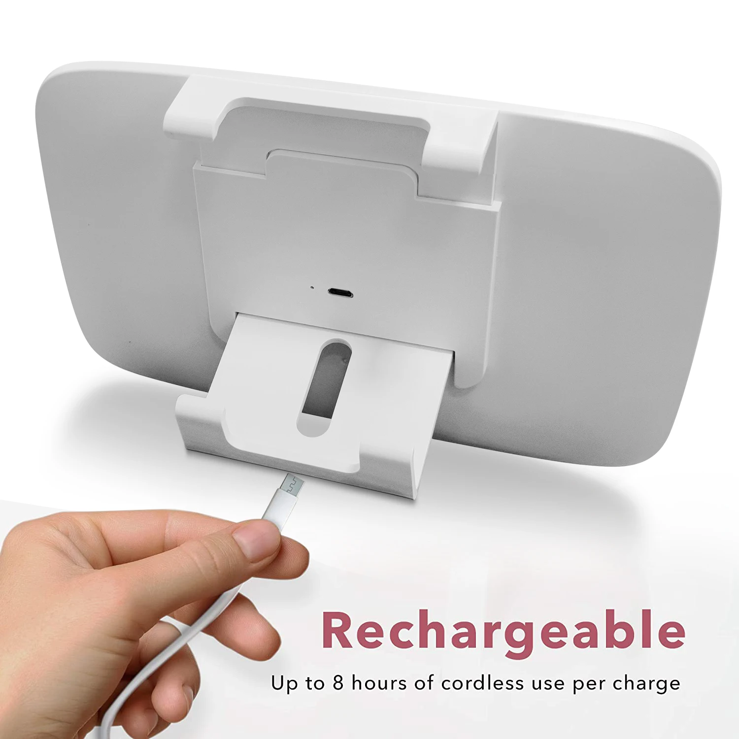 2-in-1-Auto-Sonnenblende, Kosmetikspiegel, 3 Lichtmodi, wiederaufladbar, Auto-Make-up-Spiegel, dimmbar, Touch-Steuerung, universell tragbar