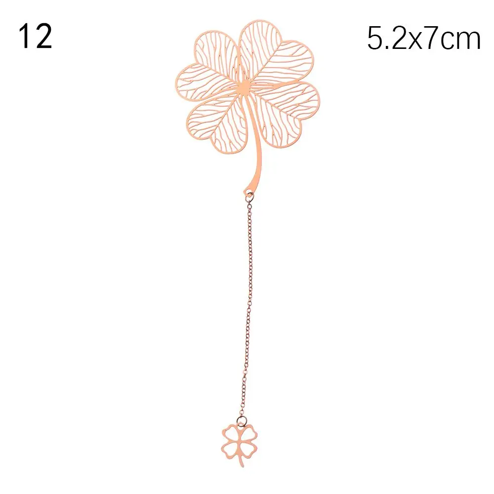 

Милый держатель для книг, металлическая закладка в виде абрикосового листа, кисточка в китайском стиле