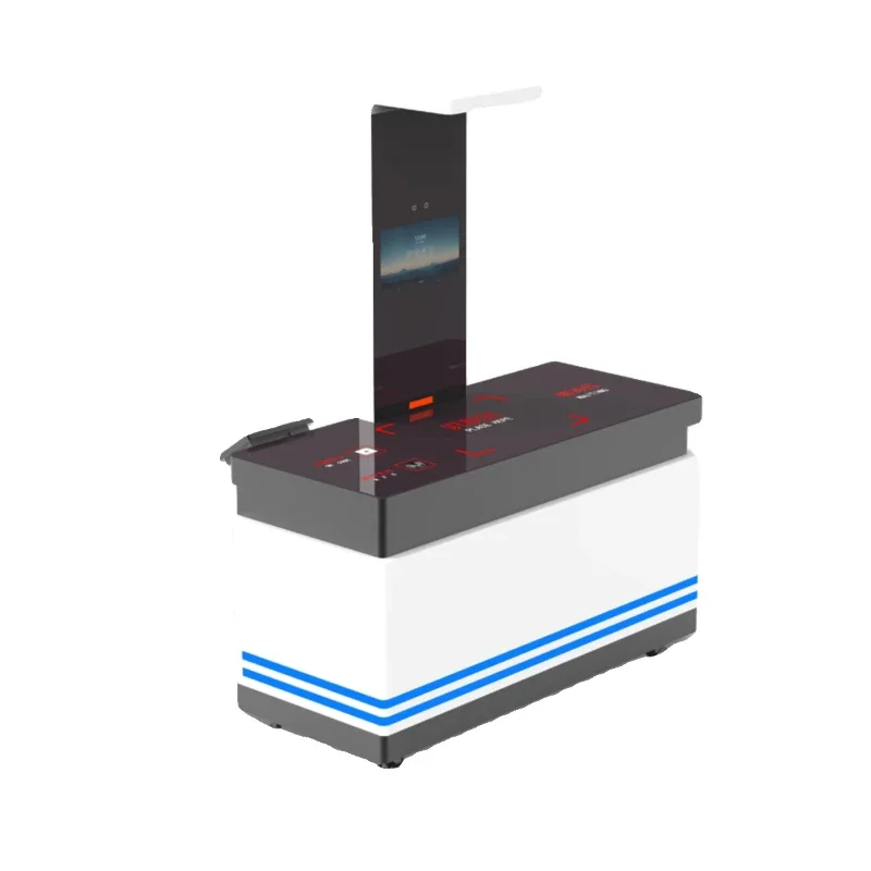 AI smart canteen cabinet dish recognition intelligent settlement table, visual recognition self-service settlement face payment