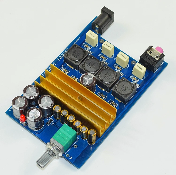 High power dual chip TPA3116 100W * 2 digital HIFI power amplifier board