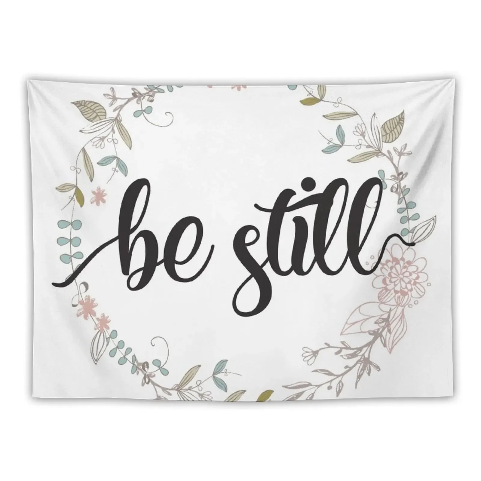 

Be Still - Christian Quotes Tapestry Decoration Aesthetic Japanese Room Decor Room Decorating Aesthetic Tapestry