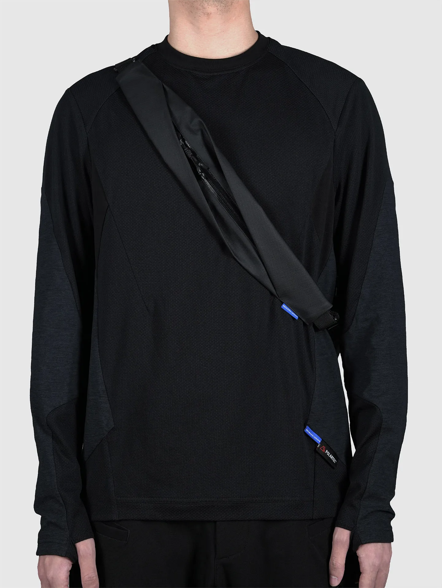 REINDEE LUSION 25aw FP10 FOLDING TWO-POINT SLING MULTIFUNCTIONAL SHOULDER STRAP BAG TECHWEAR darkwear cyberpunk